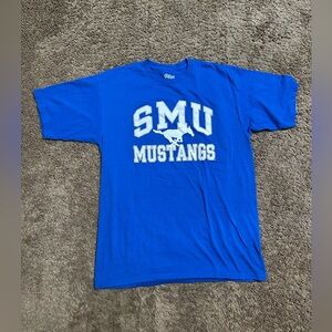Vintage NCAA SMU Mustangs “triple blue” shirt 00s size large